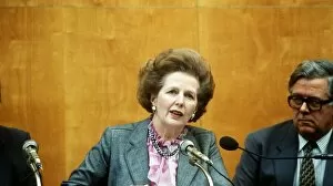 Images Dated 1st December 1984: Margaret Thatcher press conference on Hong Kong agreement December 1984
