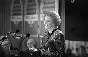 00047 Collection: Margaret Thatcher speaking at the 1988 North East Businessman of the Year Awards