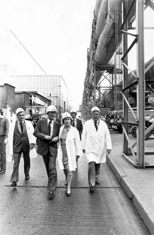 Hard Hat Prints: MARGARET THATCHER TOURS THE BLUE CIRCLE CEMENT PLANT AT NORTHFLEET - 21ST AUGUST 1978