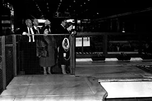 Margaret Thatcher visits the NEI Group at Gateshead in March 1982 to open their new