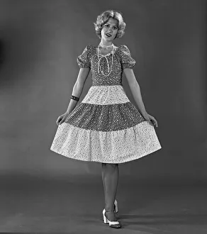 Margaret Wegrzyn from Poland seen here in the Daily Mirror studio modelling the latest
