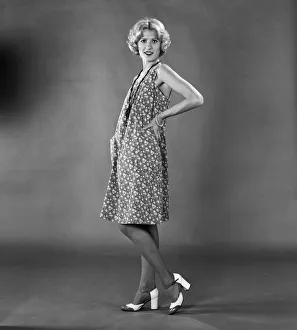 Margaret Wegrzyn from Poland seen here in the Daily Mirror studio modelling the latest