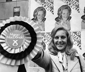 Margo MacDonald Scottish Nationalist candidate for the Govan by-election seen here two