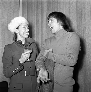 Ballerina Prints: Margot Fonteyn and Nureyev at a press reception at the opera house. March 1969 Z2609-002