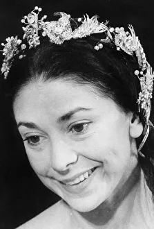 Margot Fonteyn smiling during ballet rehearsal - November 1959 25 / 11 / 1959