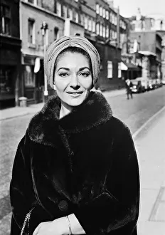 Trials Prints: Maria Callas the opera singer and the Greek shipping tycoon Aristotle Onassis attend