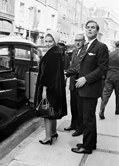 Opera Prints: Maria Callas the opera singer and the Greek shipping tycoon Aristotle Onassis attend