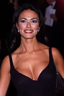 Maria Grazia Cucinotta arrives for the European charity premier of The World Is Not