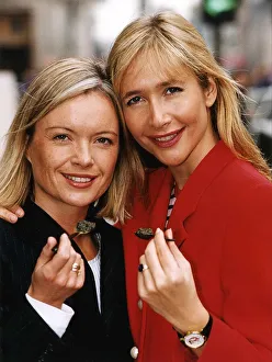 Mariella Frostrup TV Presenter and Tania Bryer who will be teaming up to present a new