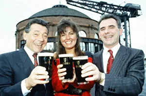 Mario Romano (l) with Debbie Greenwood and Renato Paladini (r)