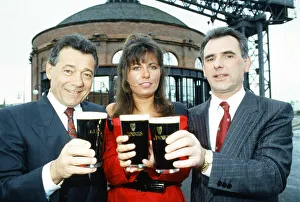 Mario Romano (l) with Debbie Greenwood and Renato Paladini (r)