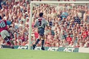 Mark Draper (number 8 - goal scorer out of shot) makes it 2 - 0 to Aston Villa against