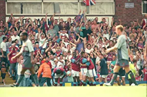 Mark Draper (number 8 - goal scorer out of shot) makes it 2 - 0 to Aston Villa against