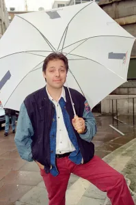 Mark Goodier, BBC Radio One DJ, pictured at the 1993 DJ line up photocall