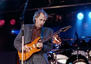 Mark Knopfler of Dire Straits at Mandela Concert June 1988 performing at Wembley