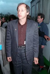 Mark Knopfler at the Nelson Mandela Concert 1988 of the pop group Dire Straits