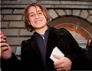 Mark Owen former member of pop band Take That arrives at Radio Forth FM in Edinburgh