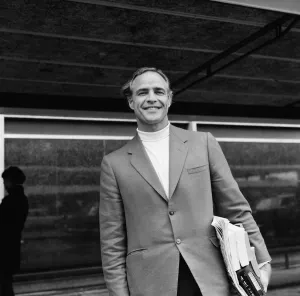 Marlon Brando, arrives in UK to attend UNICEF Conference