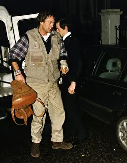 Marquis Of Blandford returning home after being arrested for possesion of drugs
