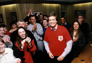 Nobility Prints: Marquis Jamie Blandford with Charlton Athletic Football Team who help drug addicts