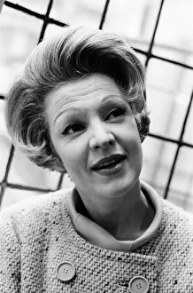 Marti Stevens, actress appearing in play High Spirits attends Noel Coward Reception for