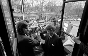 Celiakent270606 Prints: Martin Chivers of Tottenham Hotspur - March 1971 after Spurs won the Football