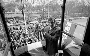 Martin Chivers of Tottenham Hotspur - March 1971 after Spurs won the Football