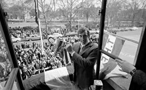 Martin Chivers of Tottenham Hotspur - March 1971 after Spurs won the Football