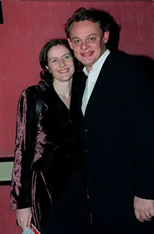 00139 Prints: Martin Claunes Actor April 98 With his wifeLucy at the premiere of he Man In