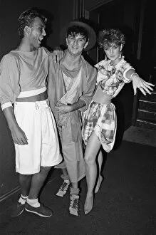 Images Dated 26th June 1982: Martin Kemp, Steve Strange and friend at the Music Machine in Londons Camden Town