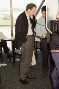Northern Ireland Prints: Martin McGuinness and colleague leave Heathrow Airport. 23rd October 1994