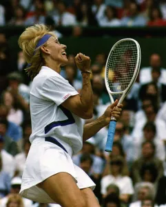 Martina Navratilova makes it to a record ninth singles win at Wimbledon dbase