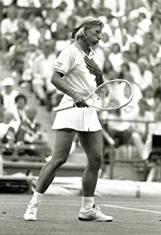 00003 Prints: Martina Navratilova Tennis Player Wimbledon July 1992