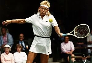 Images Dated 1st June 1989: Martina Navratilova Tennis USA June 1989