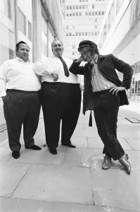 Marty meets the heavy mob. Fifteen of Britains fattest men came to the rescue of a new