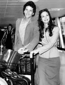 Mary Crosby actress and the 20 year old daughter of the late Bing Crosby arriving