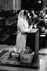 Mass Prints: Mass is said at Westminster Cathedral for Pope John Paul II who was shot this afternoon