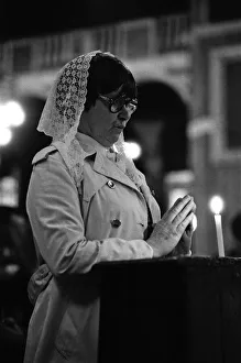 Mass is said at Westminster Cathedral for Pope John Paul II who was shot this afternoon