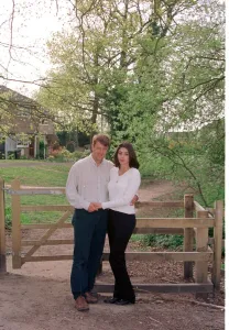 Matt Le Tissier Southampton footballer with his new girlfriend Angela Nabulsi