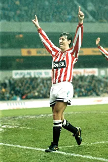 Arms Raised Prints: Matthew Le Tissier Southampton Player scores against Tottenham Hotspur MSI
