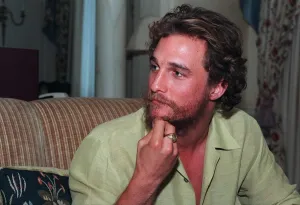 Matthew McConaughey American Actor star of Film A Time To Kill based on the novel by John