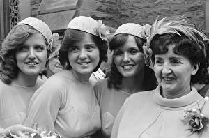 Daughters Prints: Maureen Nolan mother of the Nolan sisters seen here with daughters Bernadette
