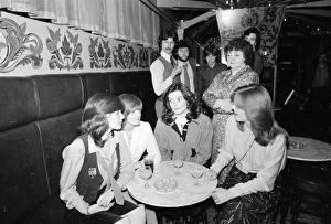 Maureen Nolan mother of the Nolan sisters seen here with the girls during the girls tour