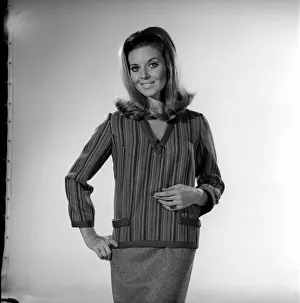 Maureen Walker seen here modelling Cardigan. 1960