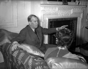 Maurice Chevalier Actor April 1955