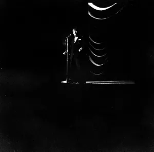 Maurice Chevalier Actor - Feb 1968 on stage at The Manchester Odeon
