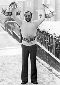 Milkman Prints: Maurice Cullen, ex - British lightweight champion with his Lonsdale belt