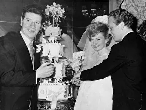 1961 Prints: Max Bygraves at daughter Christines wedding to Michael Richards - December 1961