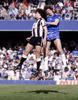 May 1983 Chelsea v Newcastle United Football at Stamford Bridge London Kevin Keegan