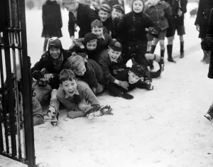 You may not like the cold weather or the snow, but these children at Moss Park School